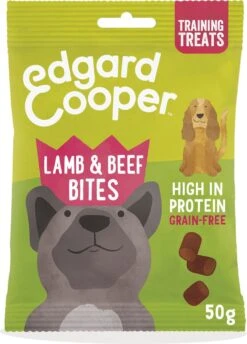 Merkloos Edgard & Cooper Lam & Rund Bites - Voor Honden - Hondensnack - 50g -Exporteren Alles Voor Honden Winkel 862x1200