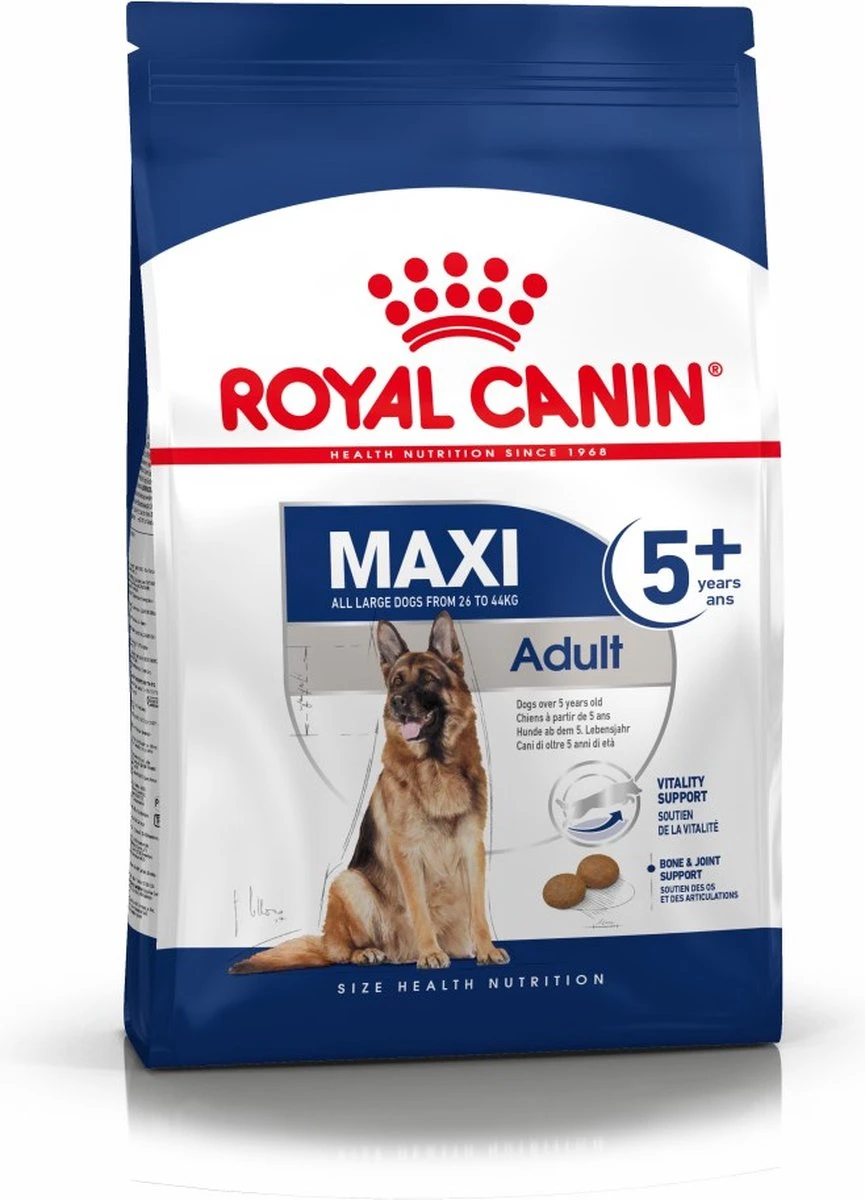 Royal Canin Maxi Adult 5+ Jaar Oud - Hondenvoer - 15 Kg 17 Royal Canin Maxi Adult 5+ Jaar Oud - Hondenvoer - 15 Kg - Afbeelding 15