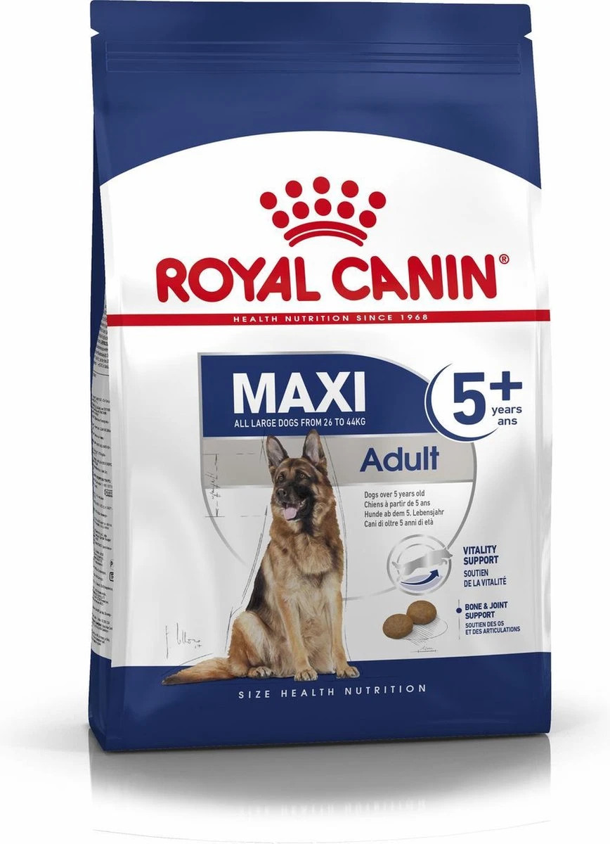 Royal Canin Maxi Adult 5+ Jaar Oud - Hondenvoer - 15 Kg 14 Royal Canin Maxi Adult 5+ Jaar Oud - Hondenvoer - 15 Kg - Afbeelding 12