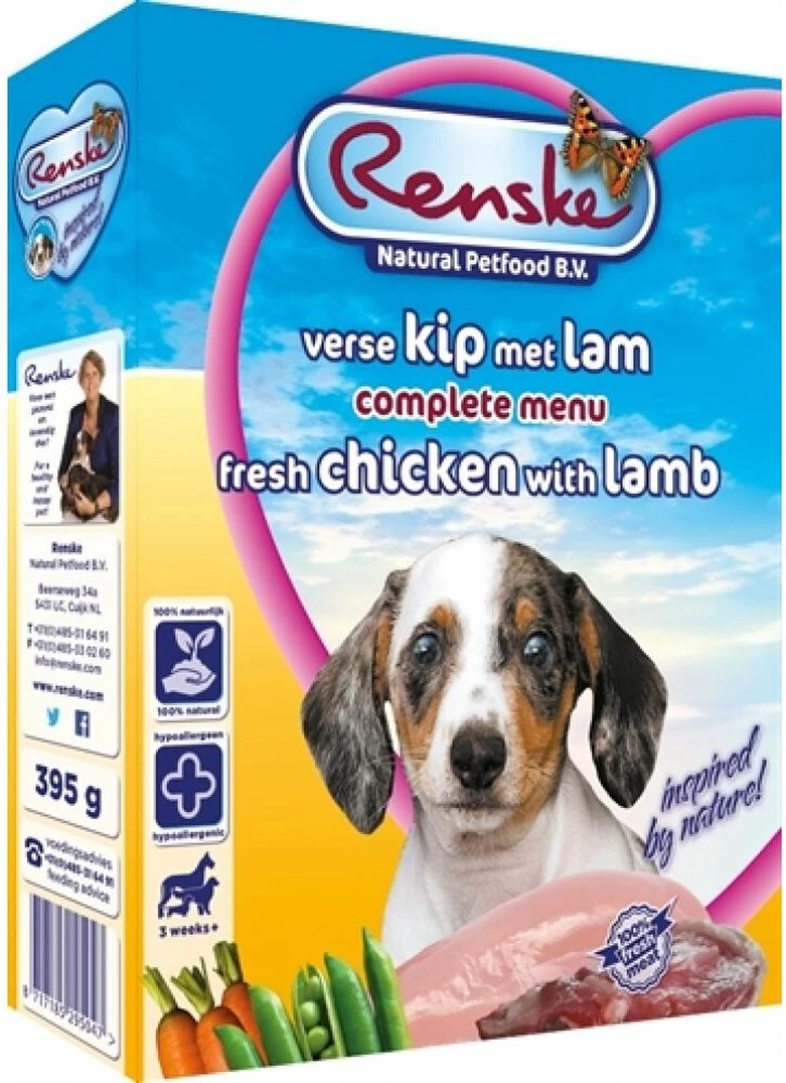 10x Renske Vers Gestoomd Complete Menu Kip - Lam 395 Gr 3 10x Renske Vers Gestoomd Complete Menu Kip - Lam 395 Gr