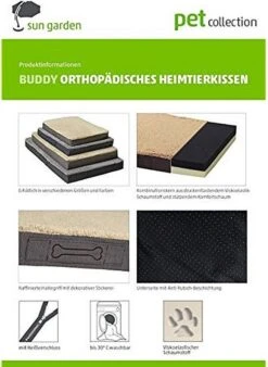 Sun Garden Buddy Orthopedisch Hondenkussen 140x100x10cm 13 Sun Garden Buddy Orthopedisch Hondenkussen 140x100x10cm -Exporteren Alles Voor Honden Winkel 876x1200 6