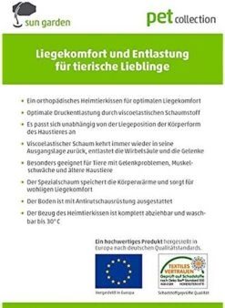 Sun Garden Buddy Orthopedisch Hondenkussen 72x50x8cm Antraciet -Exporteren Alles Voor Honden Winkel 877x1200 1