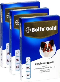 Bayer Bolfo Gold 40 Anti Vlooienmiddel Hond - 0 Tot 4 Kg - 4 Pipetten -Exporteren Alles Voor Honden Winkel 879x1200 4