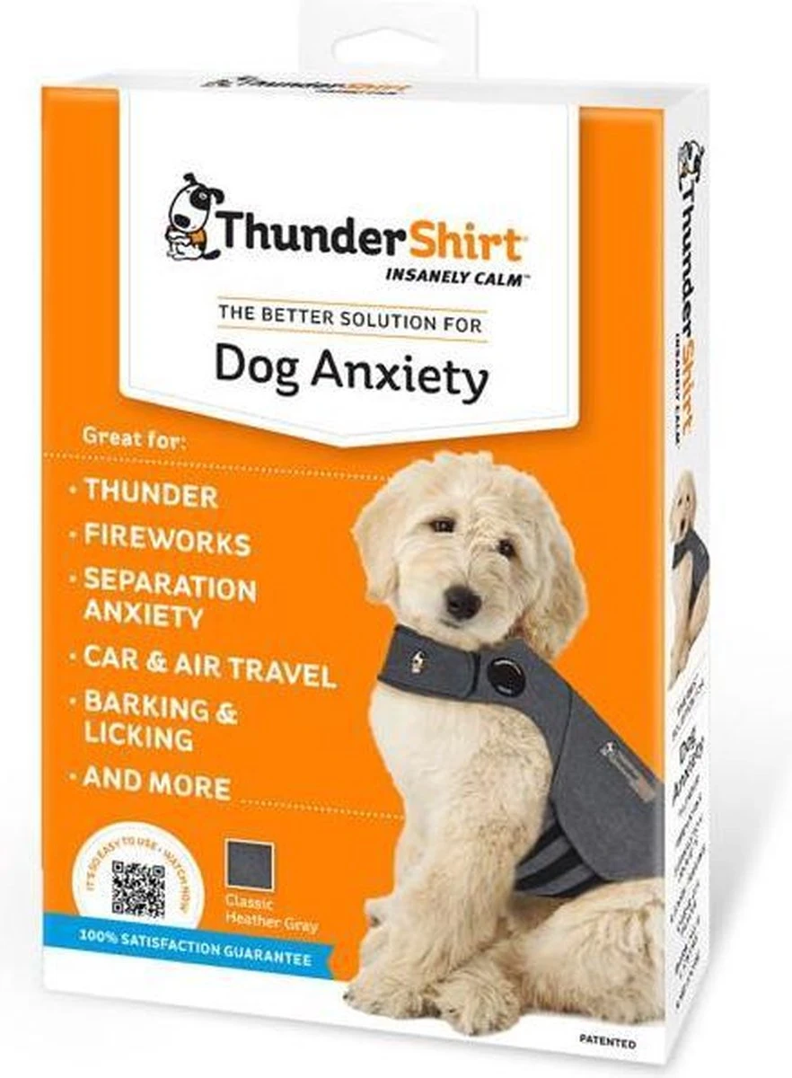 Thundershirt Antistress Vest - Dieren Antistressmiddel - Hond - Grijs - S - 43-53 Cm 7 Thundershirt Antistress Vest - Dieren Antistressmiddel - Hond - Grijs - S - 43-53 Cm - Afbeelding 5