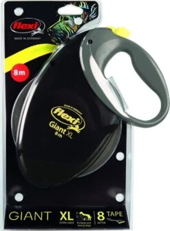 Flexi Giant Tape - Hondenriem - Zwart/Geel - XL - 8 M - (<50 Kg) -Exporteren Alles Voor Honden Winkel 885x1200 2