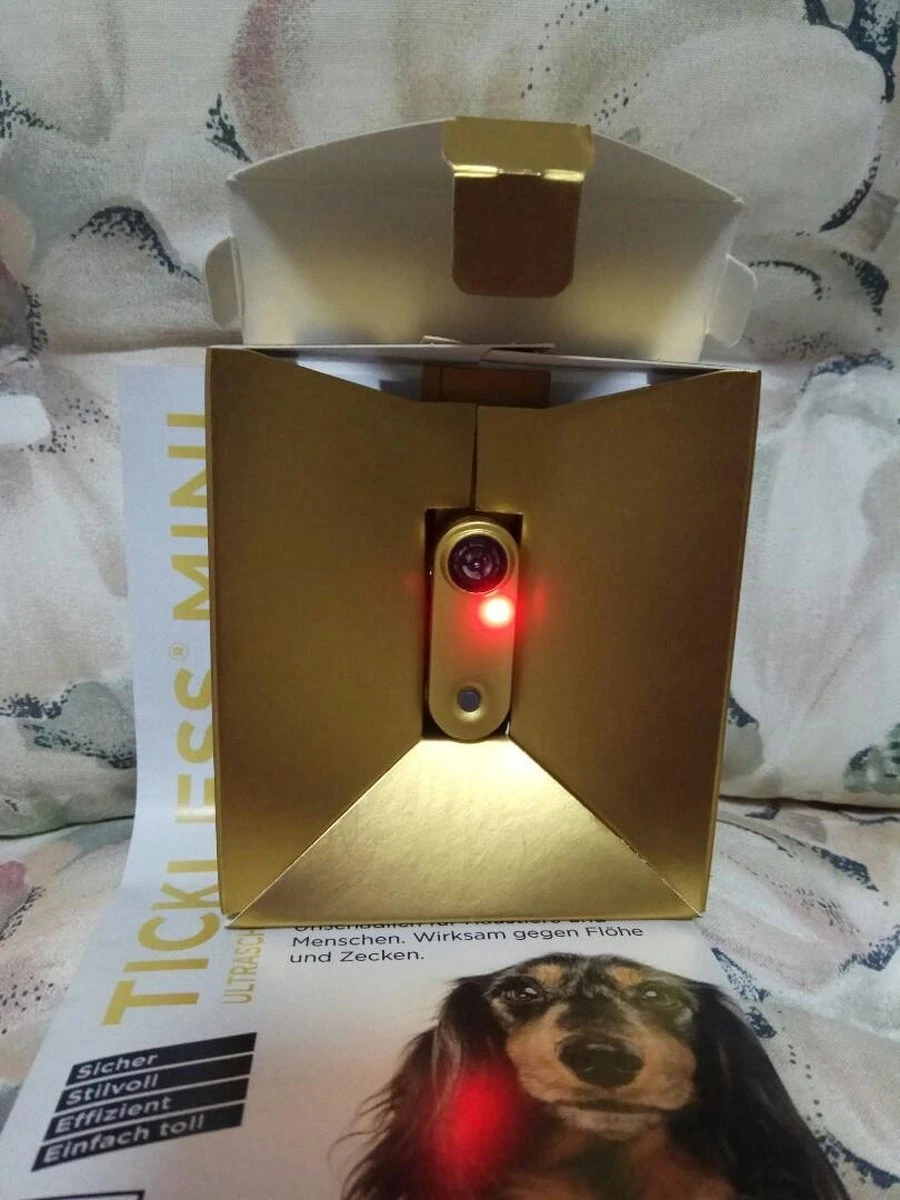 TICKLESS Teek En Vlo Afweer MINI HOND - GOUD (oplaadbare Versie Die Extra Lang Meegaat) 5 TICKLESS Teek En Vlo Afweer MINI HOND - GOUD (oplaadbare Versie Die Extra Lang Meegaat) - Afbeelding 3