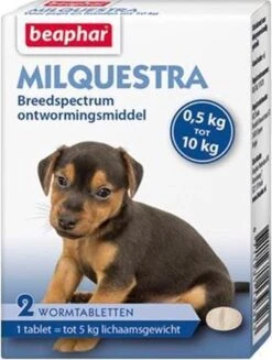 Beaphar Milquestra Ontworming Tabletten Hond 5-50kg 2 Tabletten -Exporteren Alles Voor Honden Winkel 906x1200 3