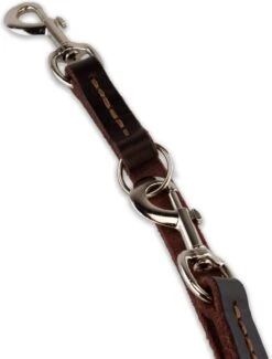 Multifunctionele Hondenriem - 220cm - Bruin - Leren Hondenriem - 100% Volnerfleer - Hondenriem Leer - Leiband Hond -Exporteren Alles Voor Honden Winkel 913x1200 15
