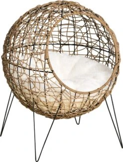 PawHut Kattenhuis Met Metalen Frame D30-442