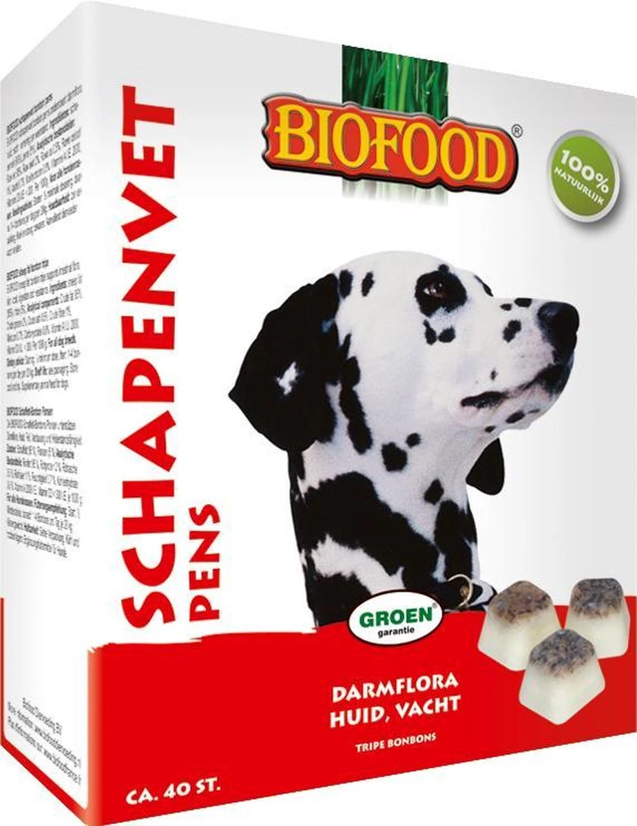 Biofood BF Petfood Schapenvet Bonbons Pens 40 Stuks 7 Biofood BF Petfood Schapenvet Bonbons Pens 40 Stuks - Afbeelding 5
