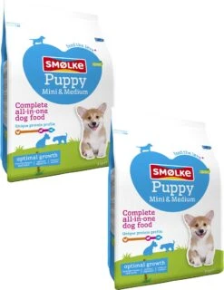Smolke Puppy Mini-Medium - Hondenvoer - 2 X 3 Kg -Exporteren Alles Voor Honden Winkel 925x1200