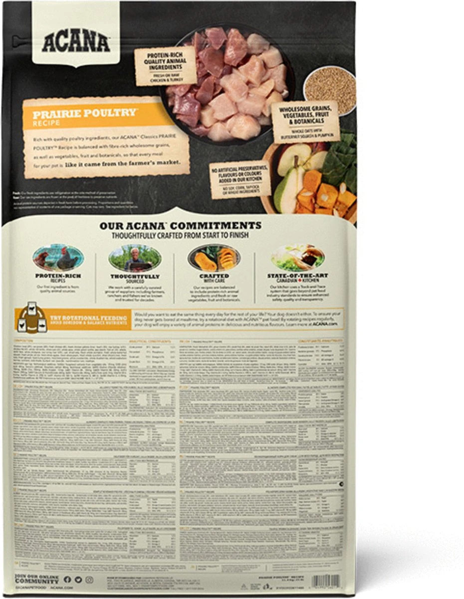 Acana Classics Prairie Poultry 9 Acana Classics Prairie Poultry - Afbeelding 7