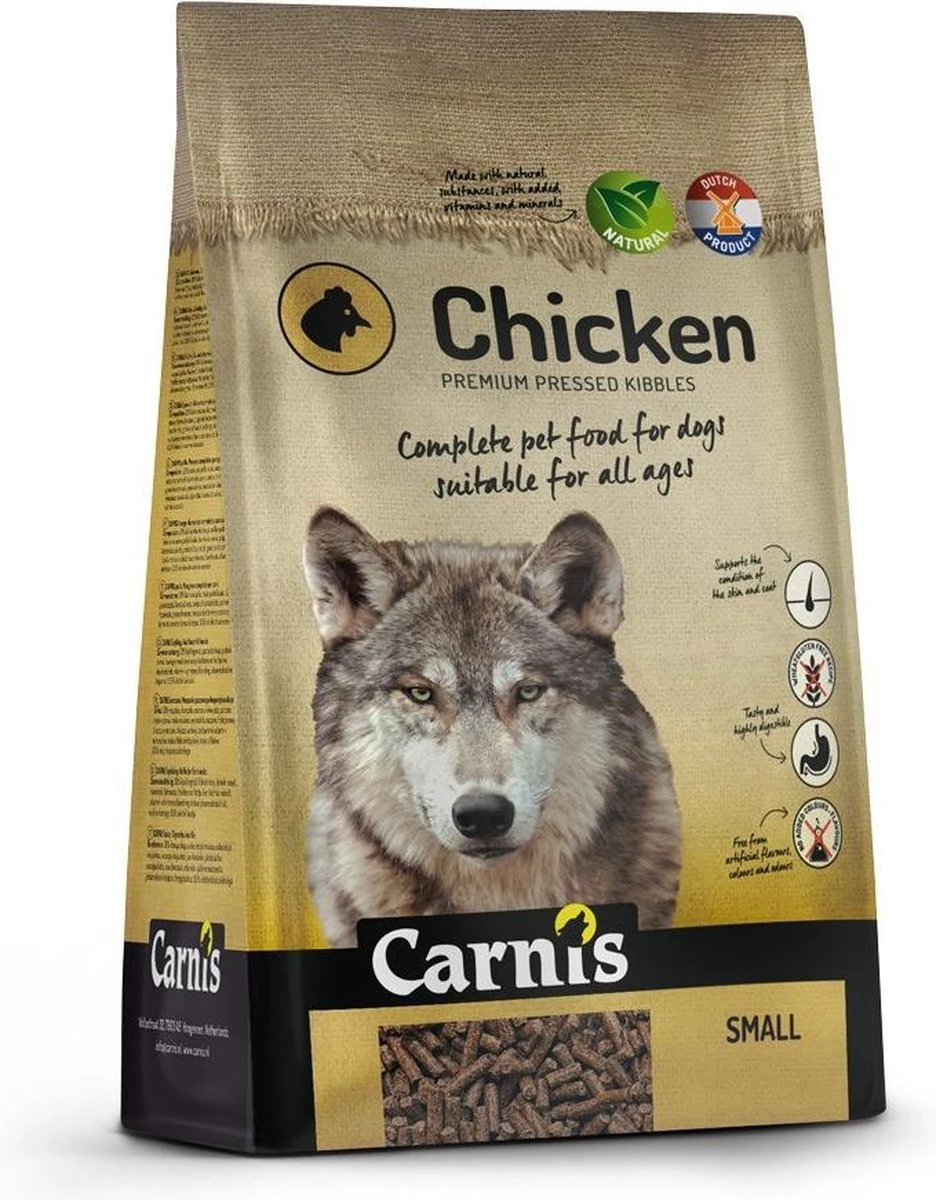 Carnis Chicken Small Geperst Hondenvoer 12,5 Kg - Hond 3 Carnis Chicken Small Geperst Hondenvoer 12,5 Kg - Hond