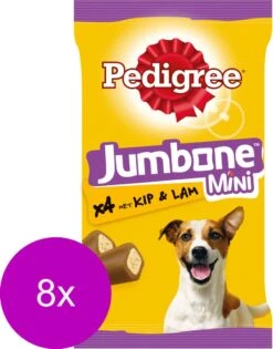 Pedigree Jumbone Hondensnacks Mini - Kip & Lam - 8 X 4 Stuks -Exporteren Alles Voor Honden Winkel 942x1200