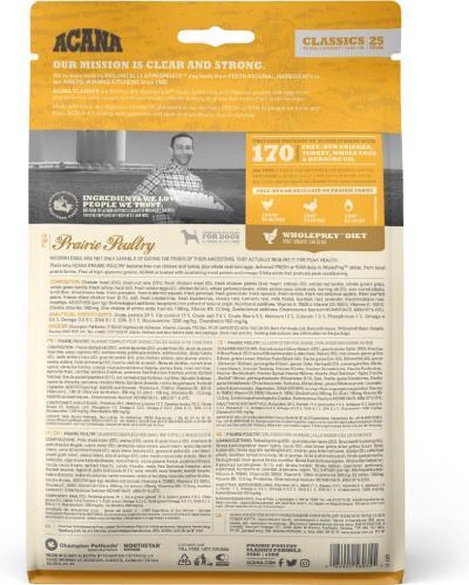 Acana Classics Prairie Poultry 6 Acana Classics Prairie Poultry - Afbeelding 4
