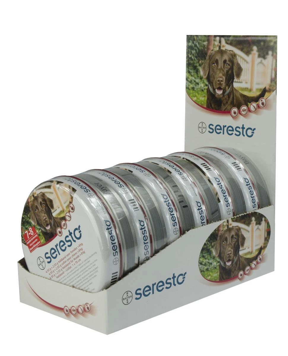 Seresto Vlooien En Tekenband - Grote Hond - >8 Kg 19 Seresto Vlooien En Tekenband - Grote Hond - >8 Kg - Afbeelding 17