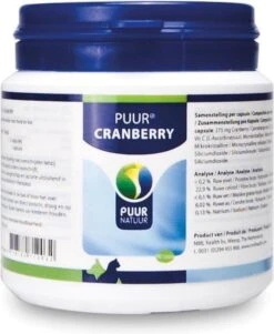 Puur Natuur Voedingssupplement Puur Cranberry Compleet - 90 Caps -Exporteren Alles Voor Honden Winkel 984x1200 3