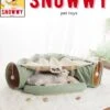 SNOWWY - Kattentunnel Met Kattenmand In één - Origineel En Uniek Design - Kattenhuis - Kattenhuis - Kat Kussen - Kattenbed - Matcha Groen -Exporteren Alles Voor Honden Winkel 986x1200