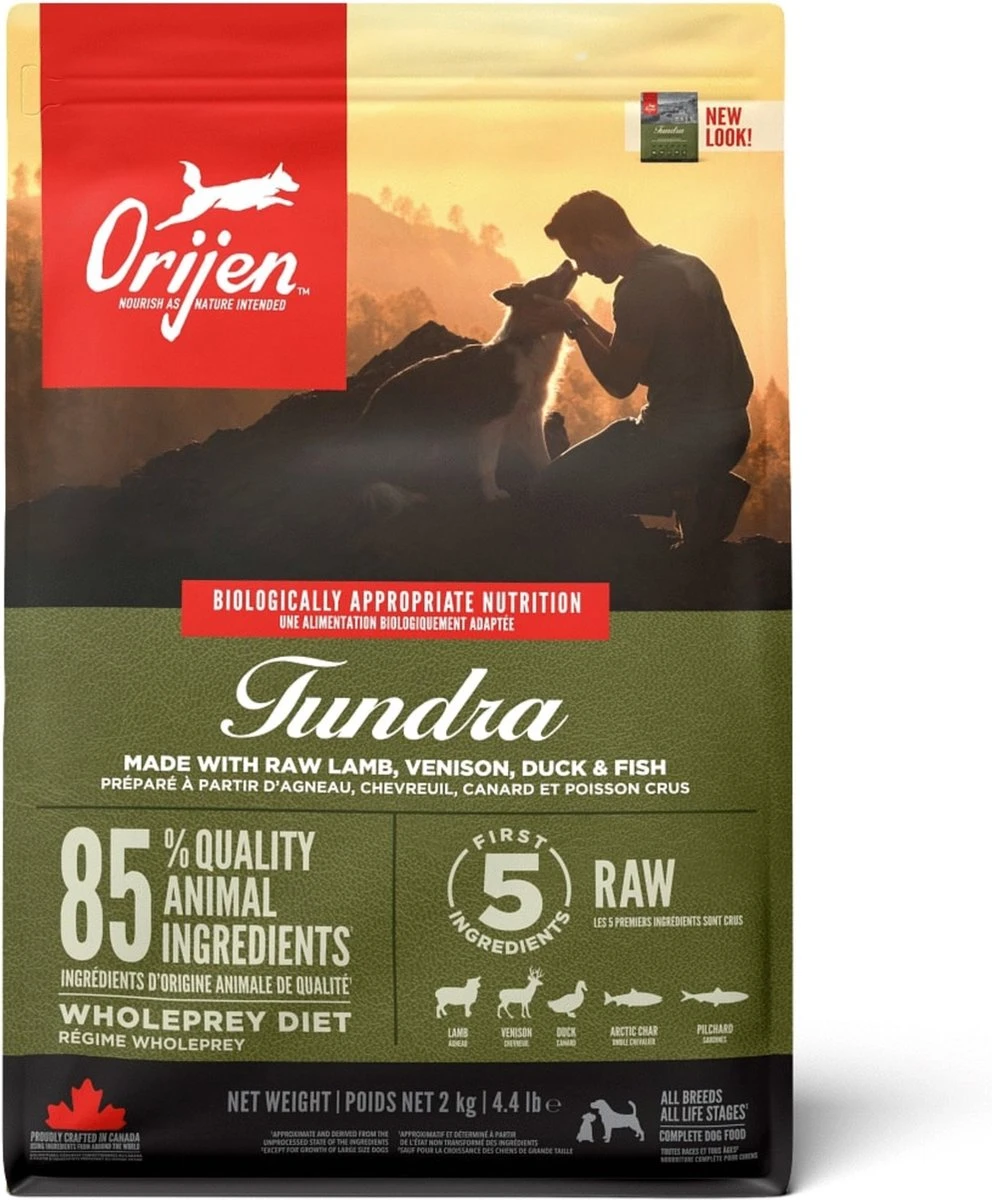 Orijen Whole Prey Tundra Dog - Geit & Zwijn - Hondenvoer - 2 Kg 4 Orijen Whole Prey Tundra Dog - Geit & Zwijn - Hondenvoer - 2 Kg - Afbeelding 2