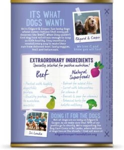 Edgard & Cooper Rund Blik - Voor Volwassen Honden - Hondenvoer - 12 X 400g -Exporteren Alles Voor Honden Winkel 996x1200 12