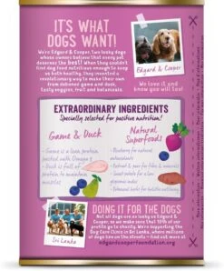 Edgard & Cooper Wild & Eend Blik - Voor Volwassen Honden - Hondenvoer - 12 X 400g 12 Edgard & Cooper Wild & Eend Blik - Voor Volwassen Honden - Hondenvoer - 12 X 400g -Exporteren Alles Voor Honden Winkel 996x1200 2