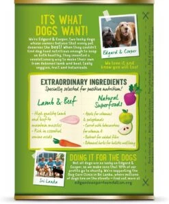 Edgard & Cooper Lam & Rund Blik - Voor Volwassen Honden - Hondenvoer - 12 X 400g -Exporteren Alles Voor Honden Winkel 996x1200 9