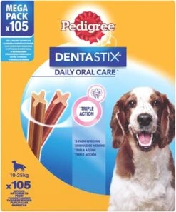 Pedigree Dentastix Kauwstaven - Gebitsverzorgende Hondensnacks - Medium - 105 Stuks -Exporteren Alles Voor Honden Winkel 998x1200 1